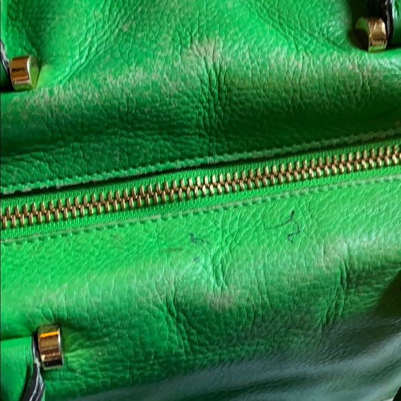 Green Michael Kors Purse with Strap - Picture 2 of 9